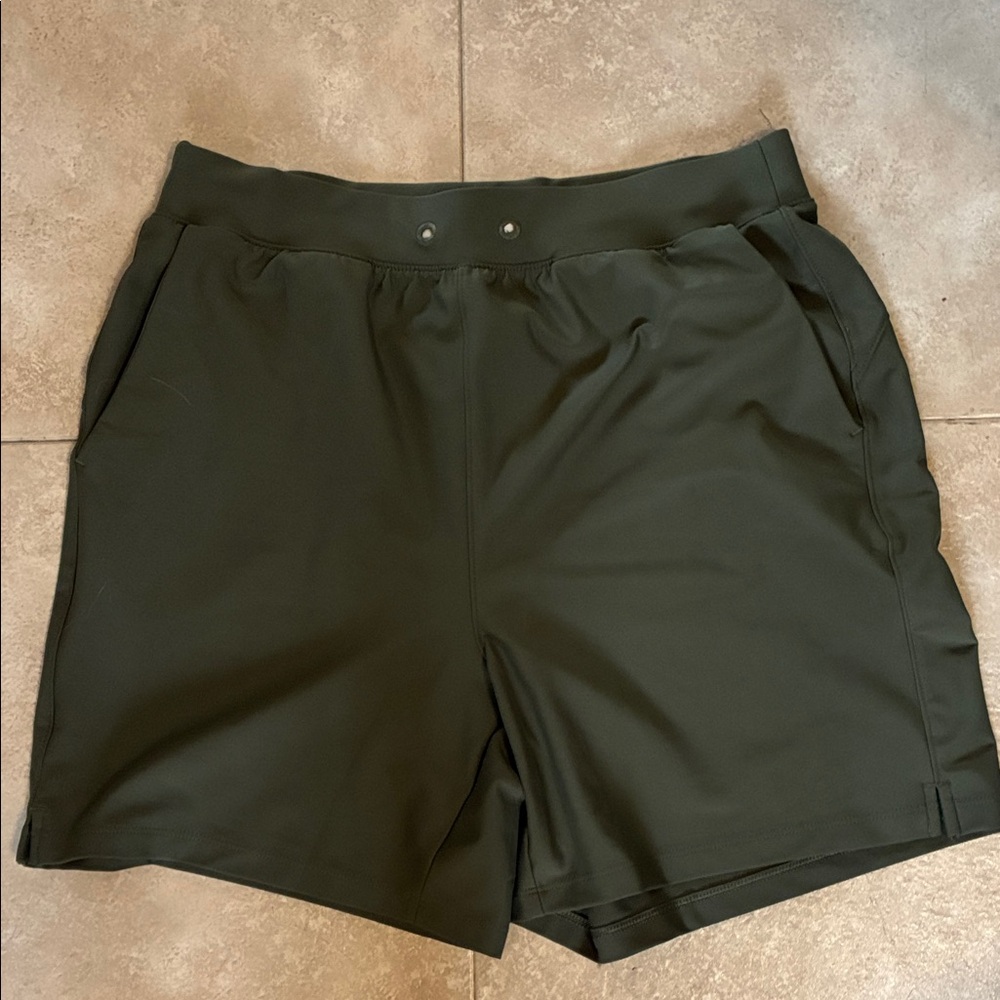 Forest green shorts